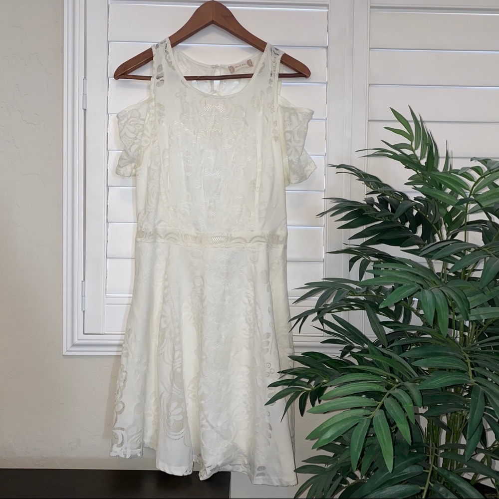 Altar’d State White Lace Dress - Picture 1 of 8